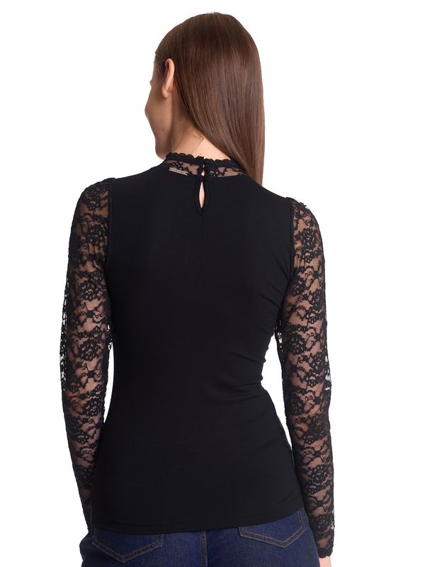 Nastrovje Potsdam Vive Maria Lace Vamp Damen Spitzenshirt schwarz Wochenangebot
