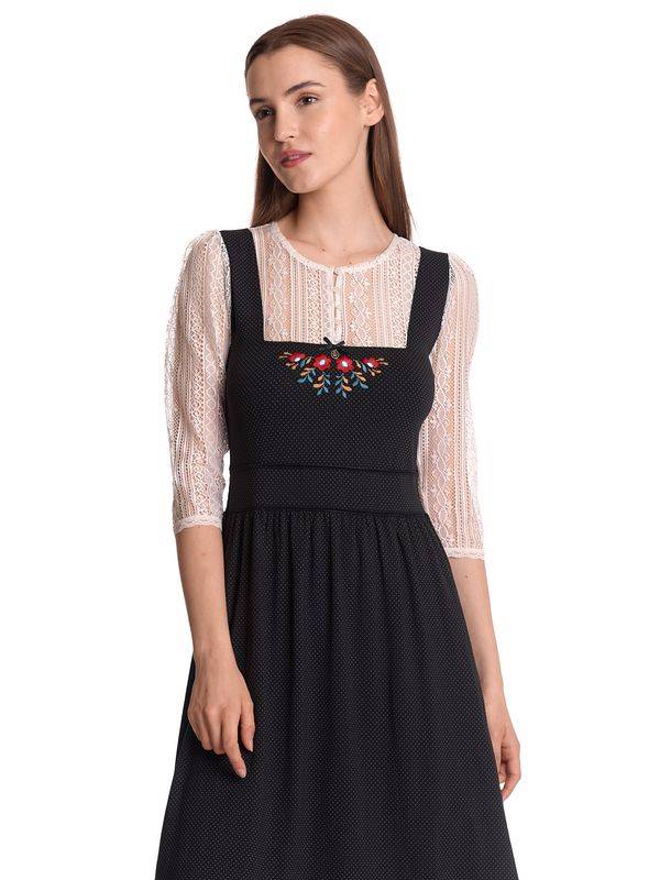 Nastrovje Potsdam Vive Maria Meadow Girl Damen A-Linien-Kleid creme/schwarz Begrenzte Freigabe