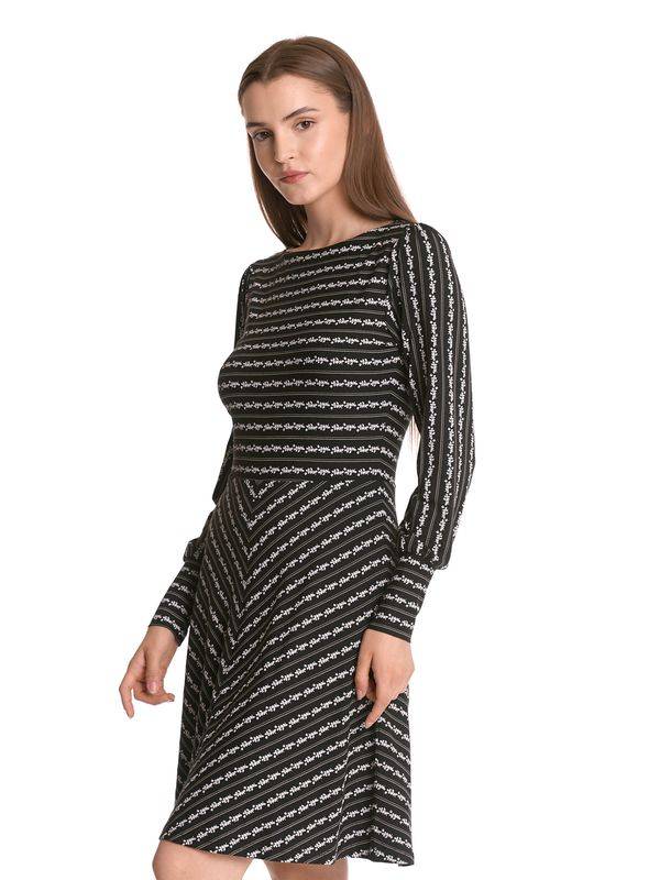 Nastrovje Potsdam Vive Maria Dandy Flower Damen A-Linien-Kleid schwarz allover JETZT KAUFEN