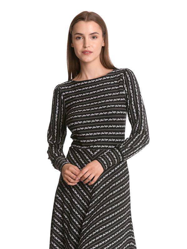 Nastrovje Potsdam Vive Maria Dandy Flower Damen A-Linien-Kleid schwarz allover JETZT KAUFEN