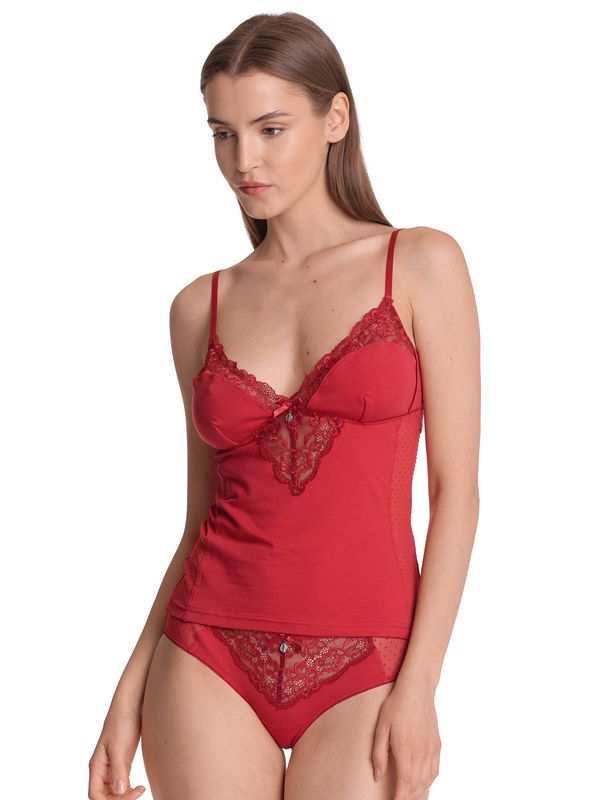 Nastrovje Potsdam Vive Maria Red Boudoir Damen Wäscheset: Top mit Panty rot Zeitbegrenzte Promotion