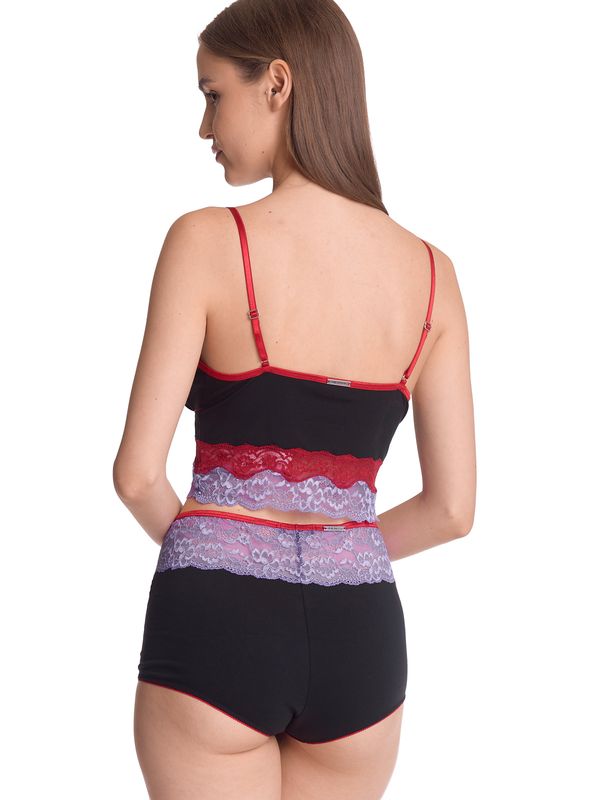 Nastrovje Potsdam Vive Maria Lavender Love Damen Wäscheset: Top mit Panty lilac/black Bis zu 65% Rabatt