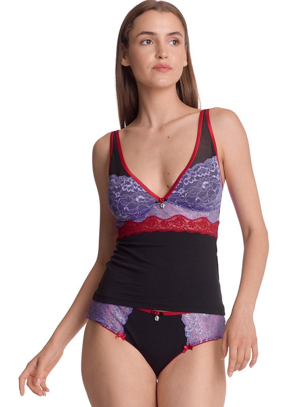 Nastrovje Potsdam Vive Maria Lavender Kiss Damen Wäscheset: Top mit Panty lilac/black Nur für heute