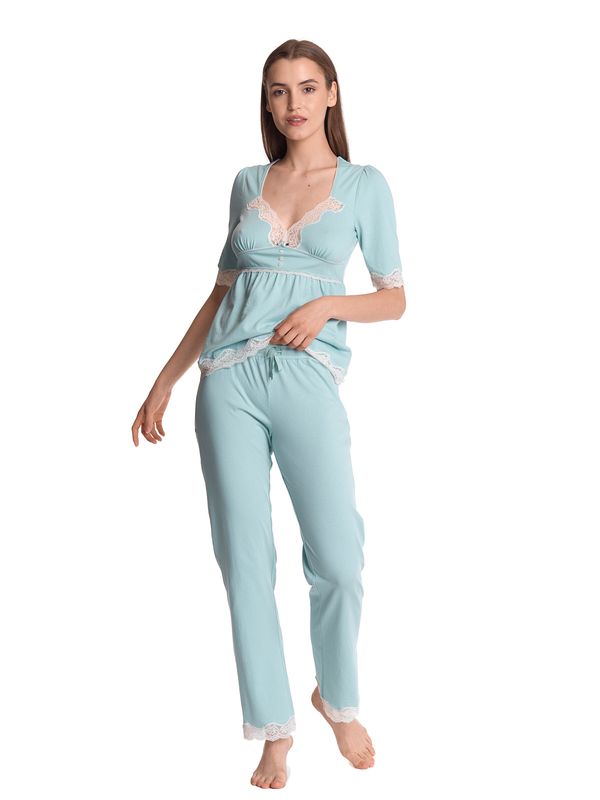 Nastrovje Potsdam Vive Maria My Nostalgia Damen Pyjama blau Kostenloser Versand international