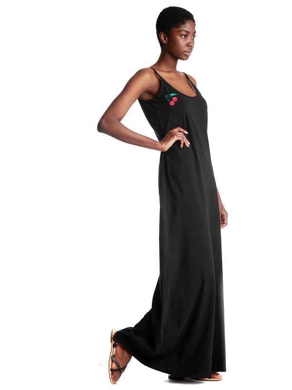 Nastrovje Potsdam Pussy Deluxe Cherry Long Damen Trägerkleid schwarz Begrenzt auf 3 Tage