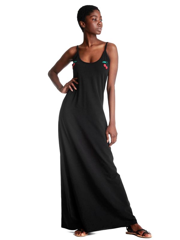 Nastrovje Potsdam Pussy Deluxe Cherry Long Damen Trägerkleid schwarz Begrenzt auf 3 Tage