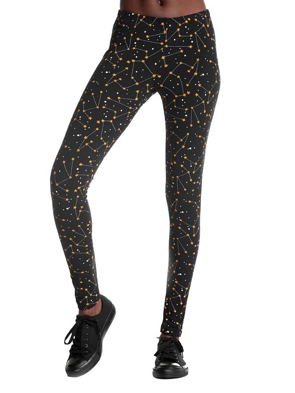 Nastrovje Potsdam Pussy Deluxe Celestial Stars Damen Leggings schwarz allover 2025