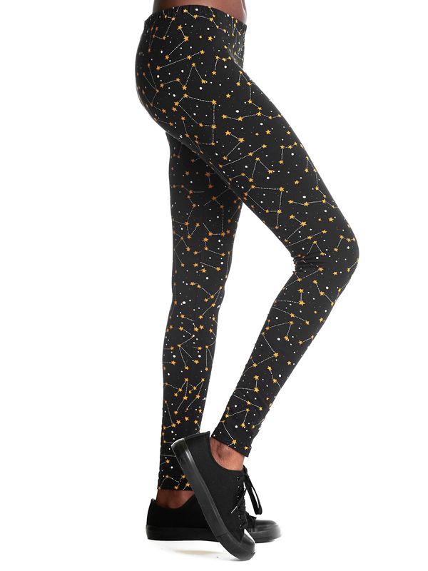 Nastrovje Potsdam Pussy Deluxe Celestial Stars Damen Leggings schwarz allover 2025