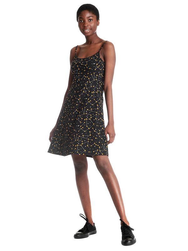 Nastrovje Potsdam Pussy Deluxe Celestial Stars Damen Trägerkleid schwarz allover Günstiger Verkauf