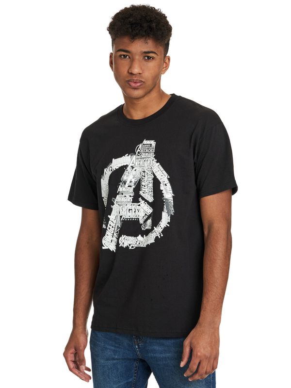 Nastrovje Potsdam The Avengers Avengers Logo Herren T-Shirt schwarz Super Sparpreis