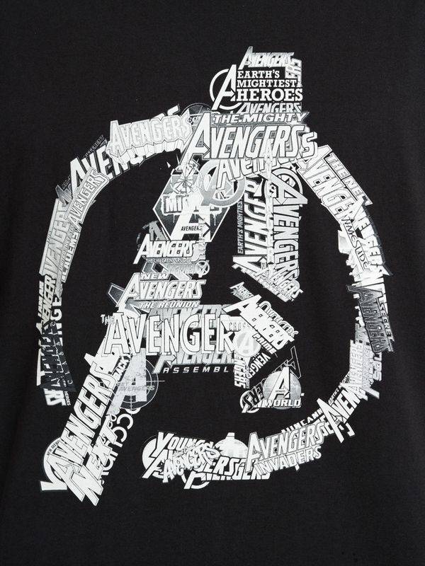 Nastrovje Potsdam The Avengers Avengers Logo Herren T-Shirt schwarz Super Sparpreis