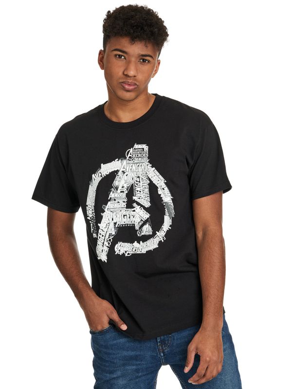 Nastrovje Potsdam The Avengers Avengers Logo Herren T-Shirt schwarz Super Sparpreis