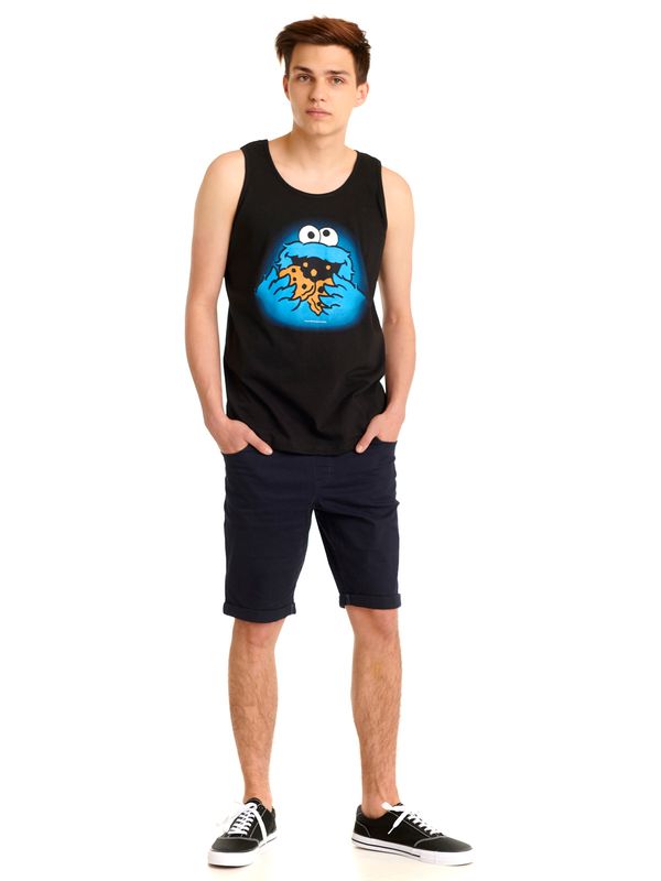 Nastrovje Potsdam Sesamstrasse Cookie Monster Herren Tanktop schwarz Wochenangebot
