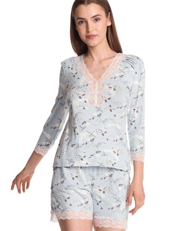 Nastrovje Potsdam Vive Maria Blue Sky Damen Pyjama blau allover Begrenzte Freigabe