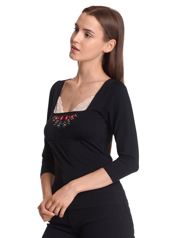 Nastrovje Potsdam Vive Maria Meadow Love Damen Langarmshirt schwarz Bis zu 60% Rabatt