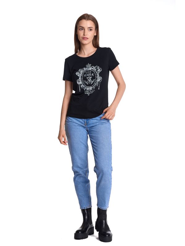 Nastrovje Potsdam Vive Maria Maria&#039;s Baroque Damen T-Shirt schwarz Riesige Rabatte
