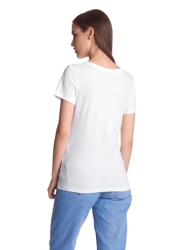 Nastrovje Potsdam Vive Maria College Maria Damen T-Shirt weiss Fabrikladen