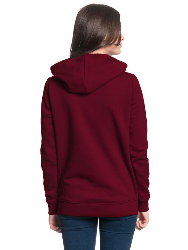 Nastrovje Potsdam Pussy Deluxe Logo Damen Schalkragenpullover rot/schwarz Meist gekauft