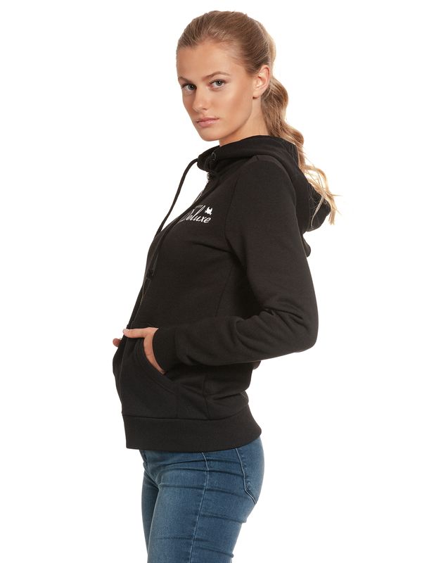 Nastrovje Potsdam Pussy Deluxe Stay Safe Lace Mask Damen Kapuzensweatjacke schwarz Limitierter Zeitrabatt
