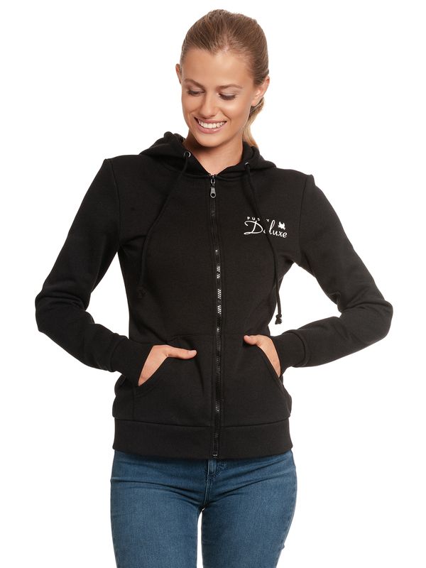 Nastrovje Potsdam Pussy Deluxe Stay Safe Lace Mask Damen Kapuzensweatjacke schwarz Limitierter Zeitrabatt