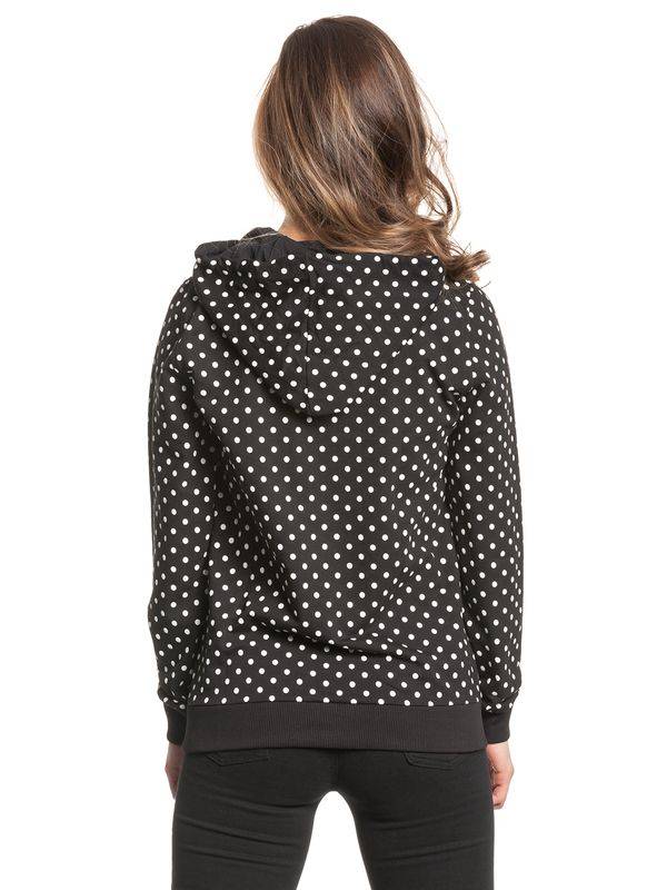 Nastrovje Potsdam Pussy Deluxe Big Cherry Damen Kapuzensweatshirt schwarz allover Fabrik Onlineshop