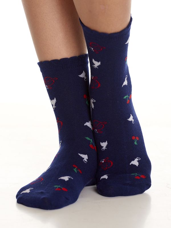 Nastrovje Potsdam Pussy Deluxe Cherry Logos & Cats 3 Pack Socks mulicolour Rabatt