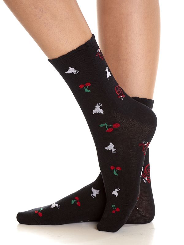 Nastrovje Potsdam Pussy Deluxe Cherry Logos & Cats 3 Pack Socks mulicolour Rabatt