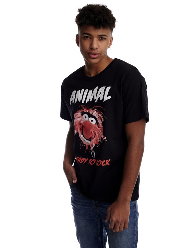Nastrovje Potsdam The Muppets Ready To Rock Herren T-Shirt schwarz Günstig kaufen