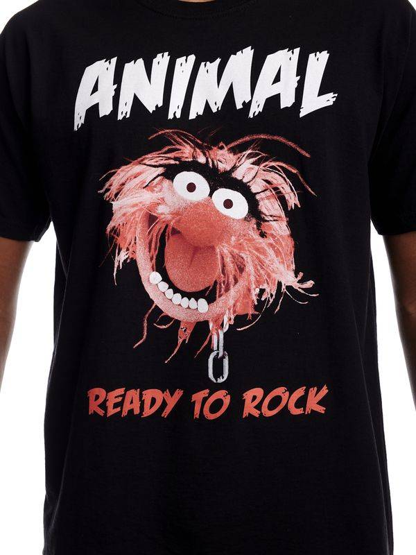 Nastrovje Potsdam The Muppets Ready To Rock Herren T-Shirt schwarz Günstig kaufen