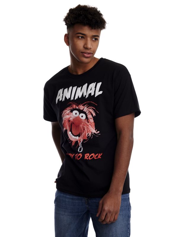 Nastrovje Potsdam The Muppets Ready To Rock Herren T-Shirt schwarz Günstig kaufen