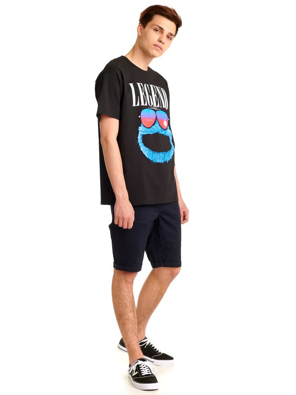 Nastrovje Potsdam Sesamstrasse Cookie Legend Herren T-Shirt schwarz Großer Ausverkauf