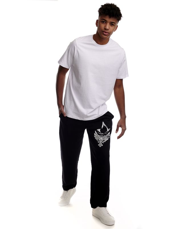 Nastrovje Potsdam Assassins Creed Valhalla Raven & Symbol Herren Jogginghose schwarz Begrenztes Angebot