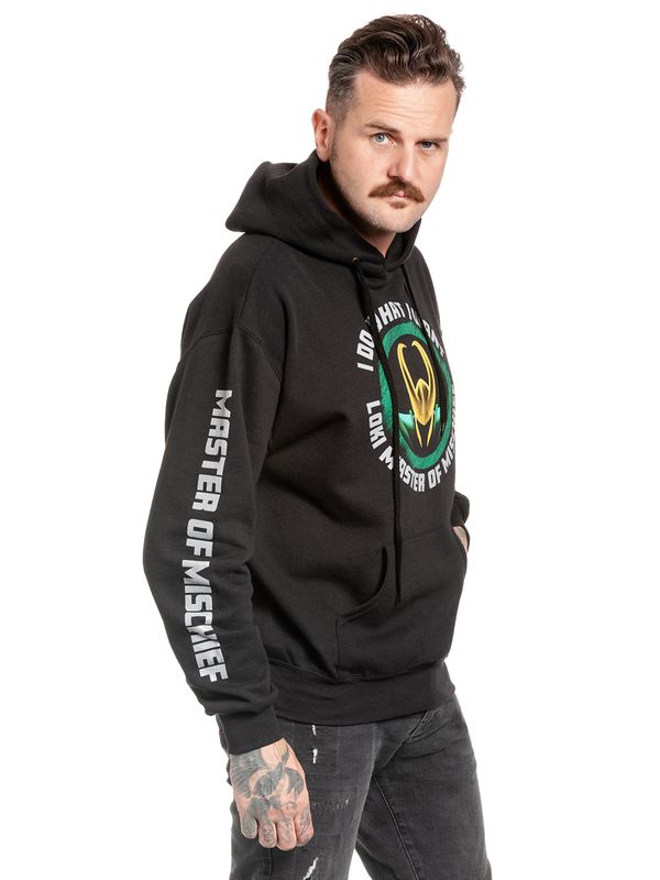 Nastrovje Potsdam Loki Master Of Mischief Herren Kapuzensweatshirt schwarz Online Shopping