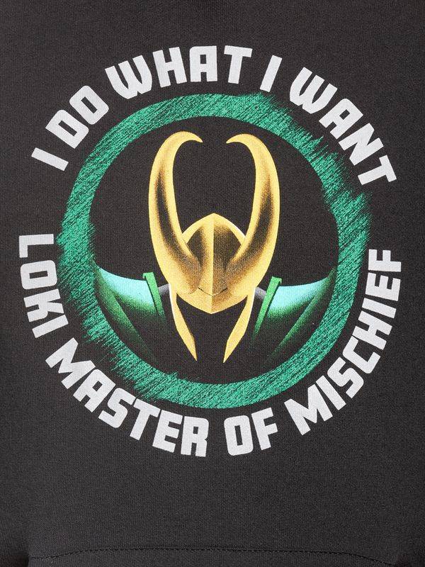 Nastrovje Potsdam Loki Master Of Mischief Herren Kapuzensweatshirt schwarz Online Shopping