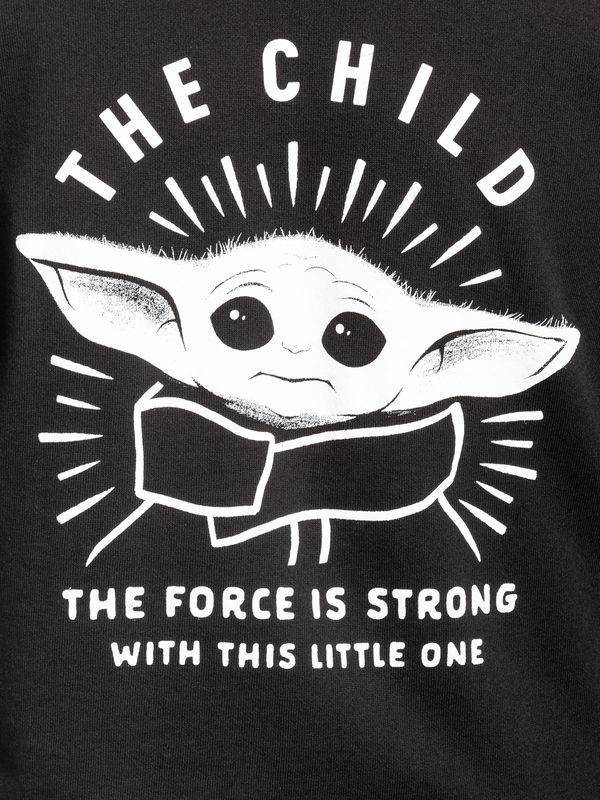 Nastrovje Potsdam The Mandalorian Baby Yoda Herren Kapuzensweatjacke schwarz Preisnachlass