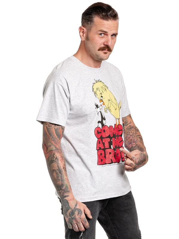 Nastrovje Potsdam Looney Tunes Come At Me Bro Herren T-Shirt grau meliert Saisonschlussverkauf