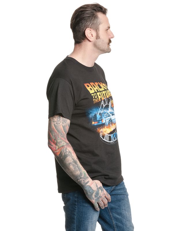Nastrovje Potsdam Back To The Future Time Herren T-Shirt schwarz Black Friday