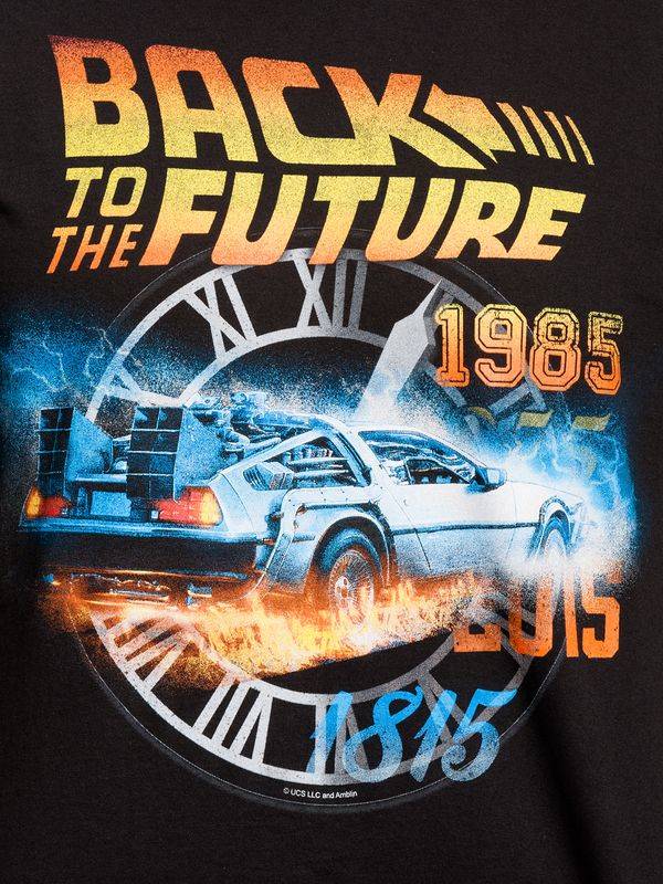 Nastrovje Potsdam Back To The Future Time Herren T-Shirt schwarz Black Friday