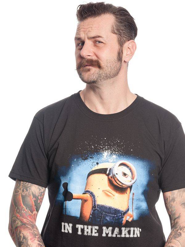 Nastrovje Potsdam Minions In The Makin&#039; Herren T-Shirt schwarz Cyber Monday