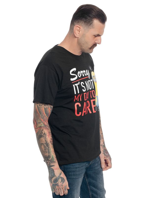 Nastrovje Potsdam Minions I Don&#039;t Care Herren T-Shirt schwarz Weihnachtsangebot