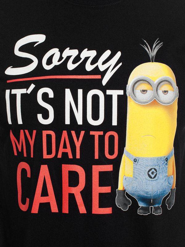 Nastrovje Potsdam Minions I Don&#039;t Care Herren T-Shirt schwarz Weihnachtsangebot