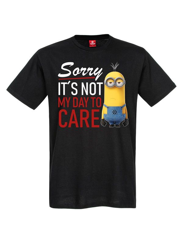 Nastrovje Potsdam Minions I Don&#039;t Care Herren T-Shirt schwarz Weihnachtsangebot
