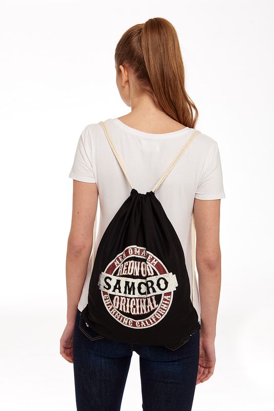 Nastrovje Potsdam Sons of Anarchy Gymbag schwarz Lagerräumung