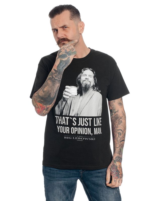 Nastrovje Potsdam The Big Lebowski Dude Herren T-Shirt schwarz Neueste Mode