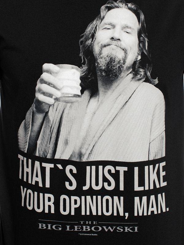 Nastrovje Potsdam The Big Lebowski Dude Herren T-Shirt schwarz Neueste Mode