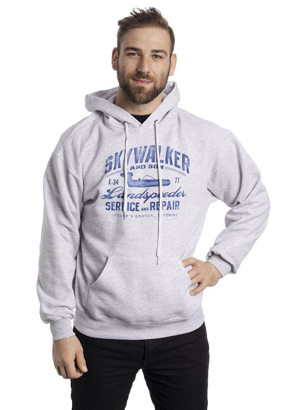 Nastrovje Potsdam Star Wars Skywalker Herren Kapuzensweatshirt grau meliert Zeitlich begrenztes Angebot