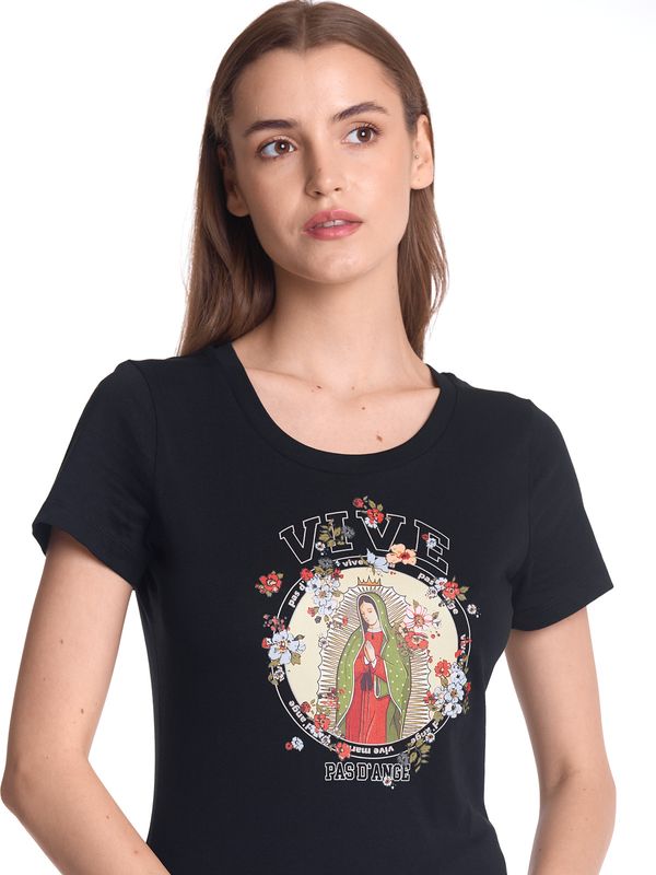 Nastrovje Potsdam Vive Maria College Maria Damen T-Shirt schwarz Kauf eins, bekomm eins gratis