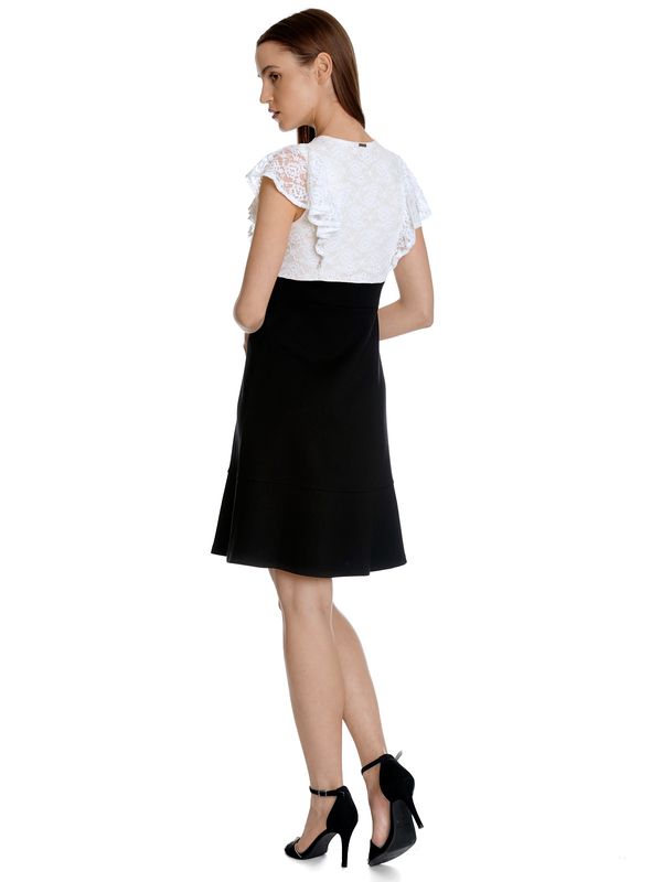 Nastrovje Potsdam Vive Maria Lovely Party Damen A-Linien-Kleid creme allover/schwarz Wochenangebot