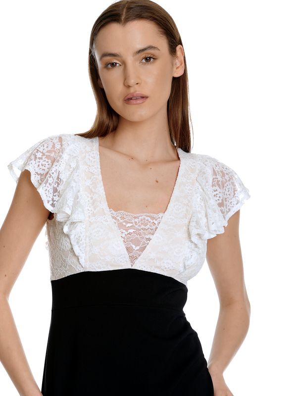 Nastrovje Potsdam Vive Maria Lovely Party Damen A-Linien-Kleid creme allover/schwarz Wochenangebot