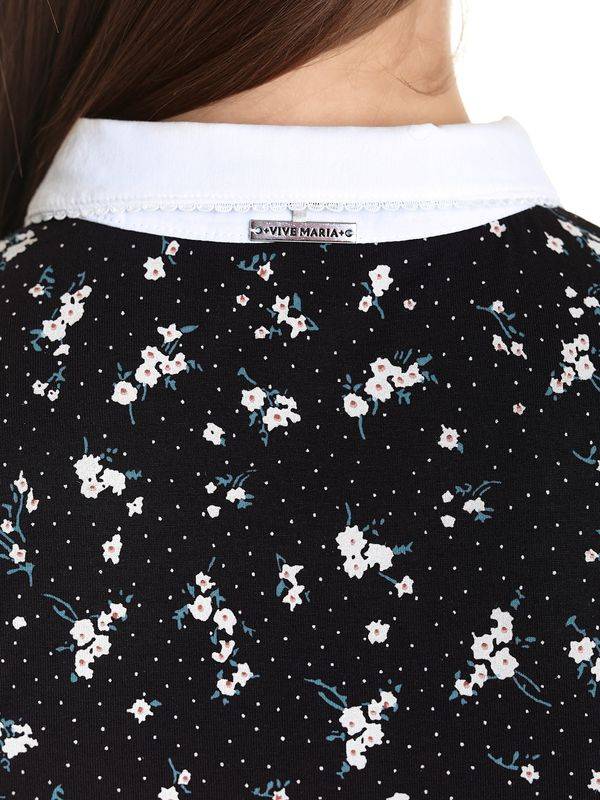 Nastrovje Potsdam Vive Maria Ma Valérie Damen A-Linien-Kleid schwarz allover Letzter Tag